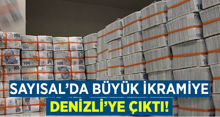 Sayısal Loto’da büyük ikramiye Denizli’ye çıktı!