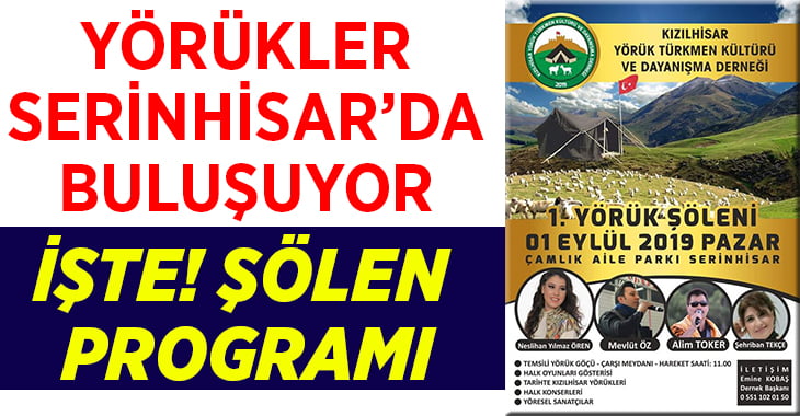 Yörükler, 1. Yörük Şöleni’nde buluşacak