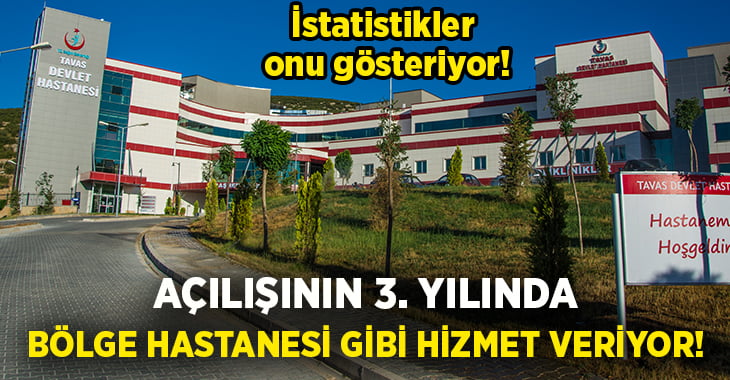 Açılışının 3. yılında bölge hastanesi gibi çalışıyor!