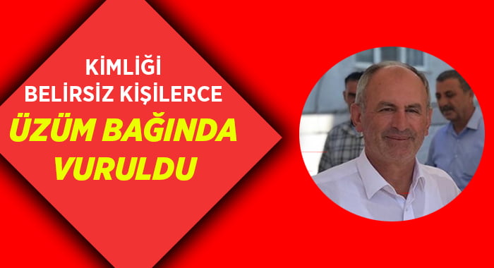 Kimliği belirsiz kişiler adamı sulama yaparken vurdu