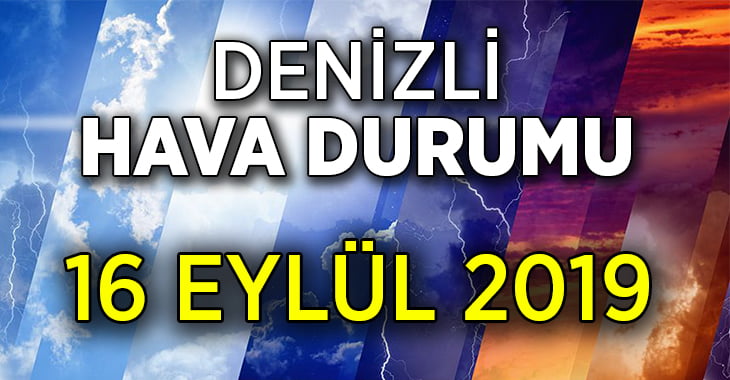 (Güncel) Denizli hava durumu