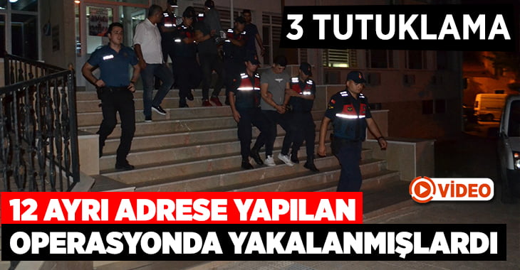 Denizli’de uyuşturucu operasyonu: 3 tutuklu