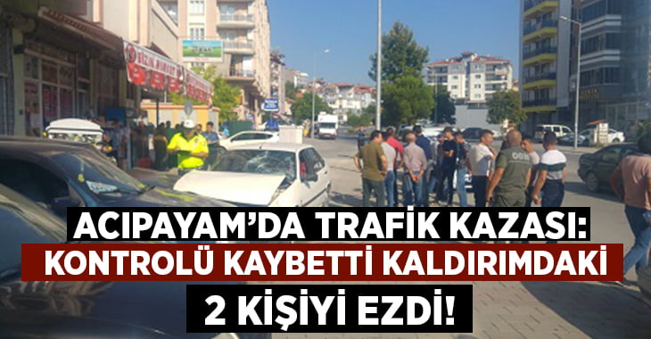 Acıpayam’da trafik kazası: 1 ağır 2 yaralı