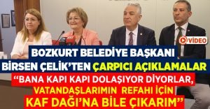 Başkan Birsen Çelik Bozkurt için aldığı destekler hakkında konuştu