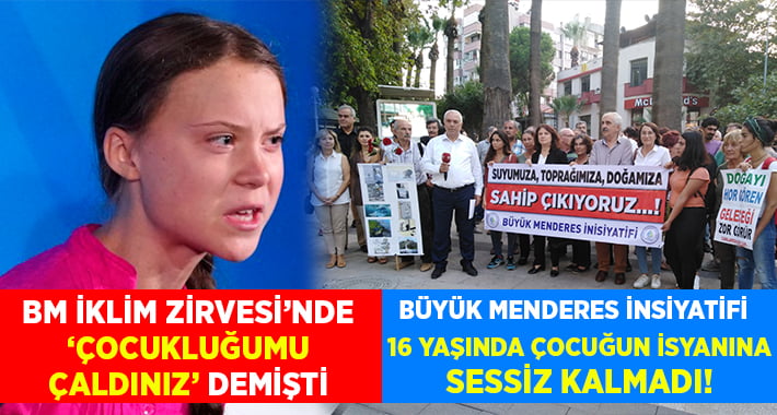 BM İklim Zirvesi’ndeki Greta Thunberg’in isyanına Denizli’de sessiz kalmadı!