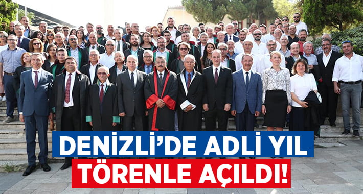 Denizli’de adli yıl törenle açıldı