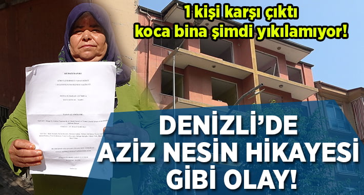 11 kişi ‘yıkılsın’ dedi 1 kişi karşı çıktı yıkılamıyor!