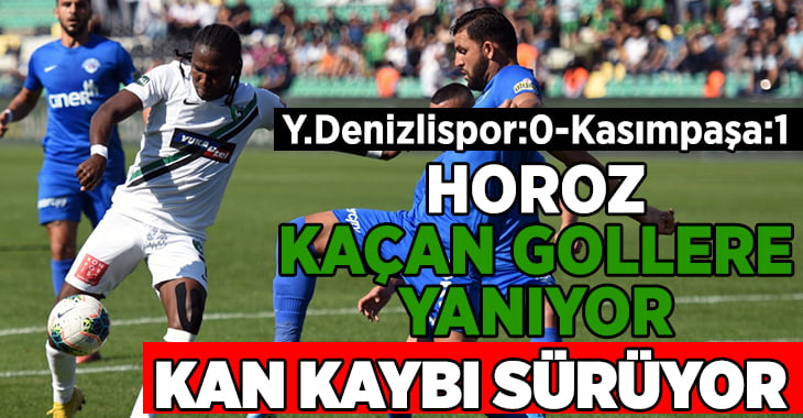 Denizlispor, evinde mağlup