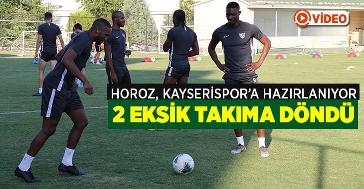 YUKATEL Denizlispor, Kayserispor’a hazırlanıyor