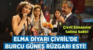 Elma diyarı Çivril’de Burcu Güneş rüzgarı esti!