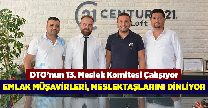 DTO’nun 13. Meslek Komitesi Çalışıyor