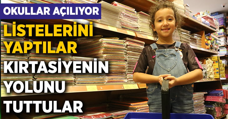 Veliler ellerine malzeme listesini alıp kırtasiyenin yolunu tuttu