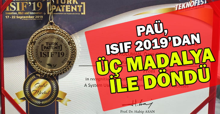 PAÜ, Isıf 2019’dan üç madalya ile döndü