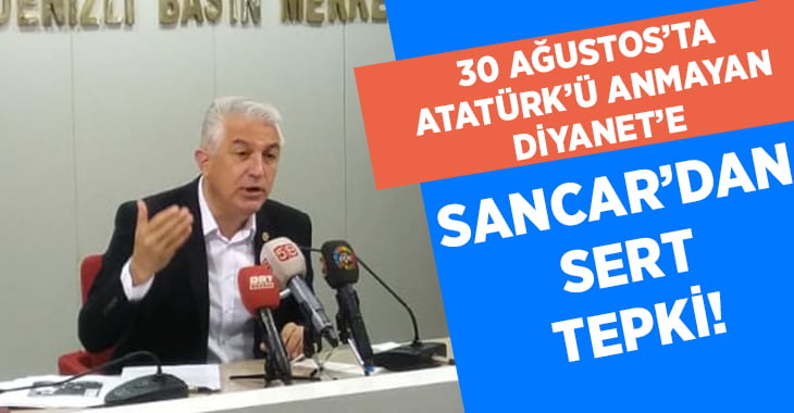 Vekil Sancar’dan Atatürk’ü anmayan Diyanet’e sert sözler!