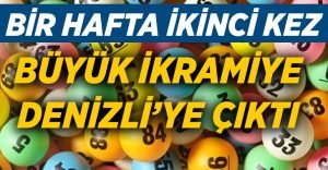 Sayısal Loto büyük ikramiyesi Denizli’ye çıktı