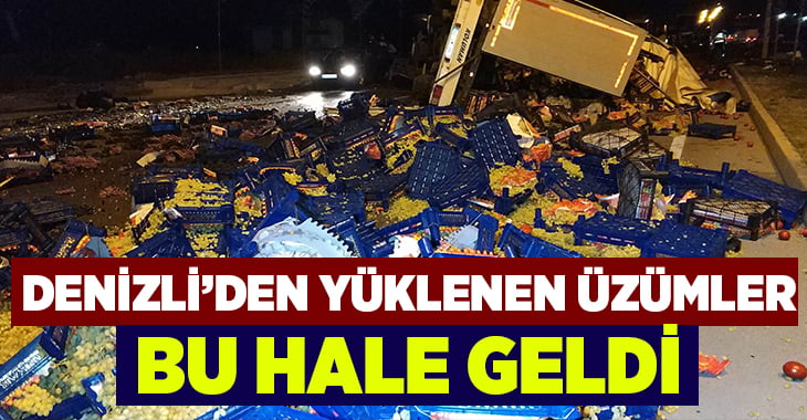 Denizli’nin üzümleri yola saçıldı