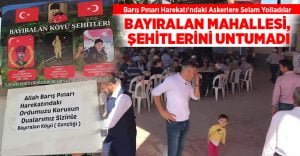 Barış Pınarı Harekatı’ndaki Askerlere Selam Yolladılar