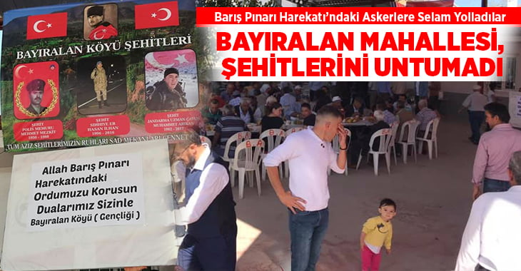 Barış Pınarı Harekatı’ndaki Askerlere Selam Yolladılar