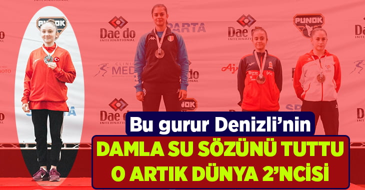 Damla Su Türemen Dünya 2’ncisi