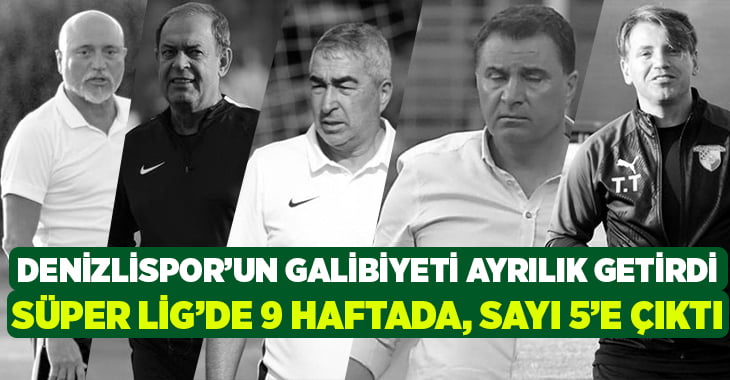 Denizlispor’un galibiyeti Gençlerbirliği’nde ayrılık getirdi