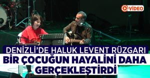 Haluk Levent bir çocuğun hayalini daha gerçekleştirdi