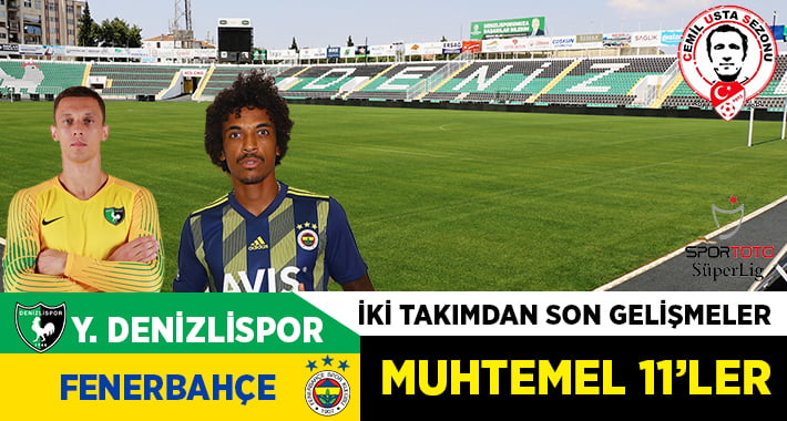 Yukatel Denizlispor, Fenerbahçe maçı öncesi son gelişmeler