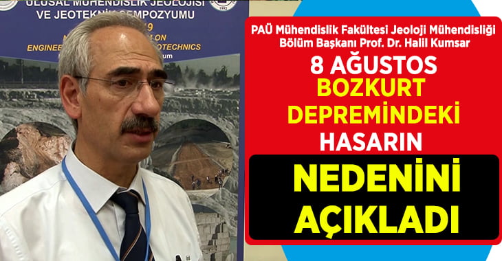 Bozkurt depremindeki yıkımın nedenlerine ilişkin önemli tespit