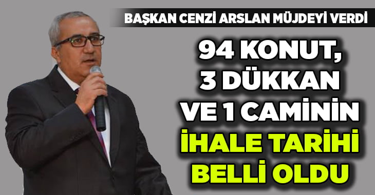 Çameli’de 94 konut, 3 dükkan ve 1 caminin ihale tarihi belli oldu