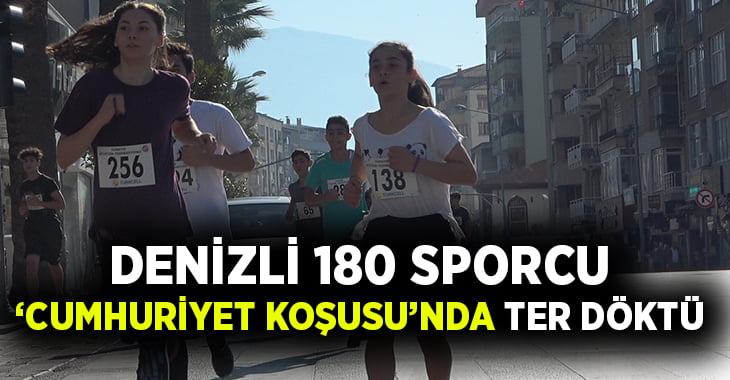 180 sporcu ‘Cumhuriyet Koşusu’nda ter döktü