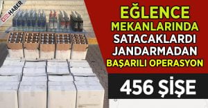 Denizli’deki kaçak içki operasyonunda 456 şişe kaçak içki ele geçirildi