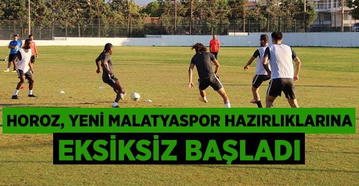 Denizlispor, Yeni Malatyaspor maçı hazırlıklarına başladı