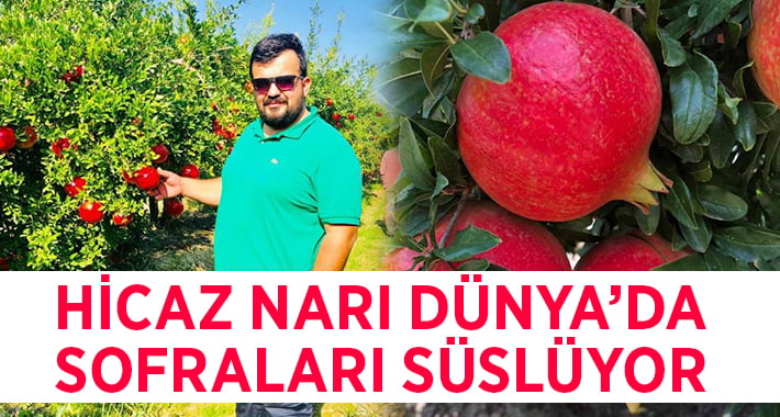 Hicaz Narı dünya sofralarını süslüyor