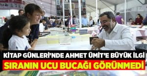 Merkezefendi Kitap Günleri’nde Ahmet Ümit’e büyük ilgi