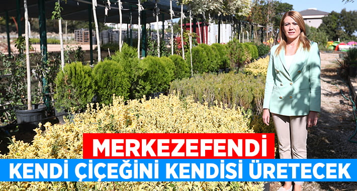 Merkezefendi kendi çiçeğini kendisi üretecek!