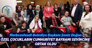 Şeniz Doğan özel çocukların bayram coşkusuna ortak oldu