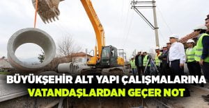 Vatandaşlardan alt yapı çalışmasına tam destek