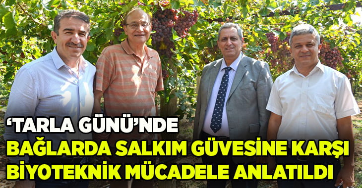 Bağlarda Salkım Güvesine Karşı Biyoteknik Mücadele Edilecek