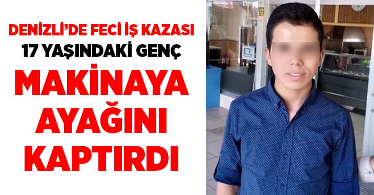 17 yaşındaki genç ayağını silaj makinasına kaptırdı