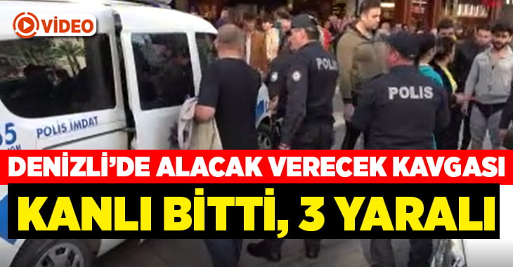 Alacak verecek kavgası kanlı bitti: 3 yaralı