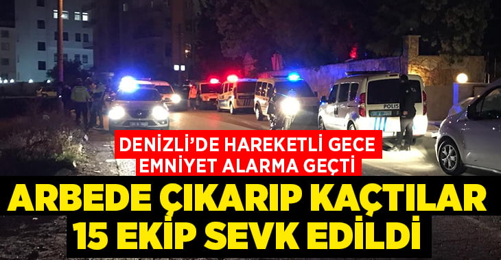 Bölgeye 15’e yakın ekip sevk edildi, 4 kişi gözaltına alındı