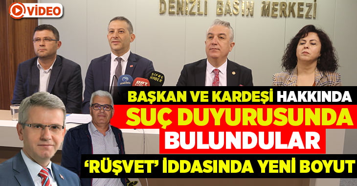 CHP’den, Acıpayam Belediye Başkanı ve kardeşi hakkında suç duyurusu