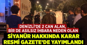 Siyanür hakkında karar Resmi Gazete’de yayımlandı