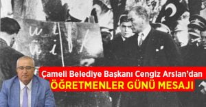 Başkan Arslan’dan Öğretmenler Günü mesajı