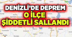 Denizli’de 3.7 büyüklüğünde deprem