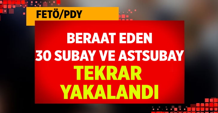 Denizli’de 30 muvazzaf subay ve astsubay tekrar cezaevine gönderildi