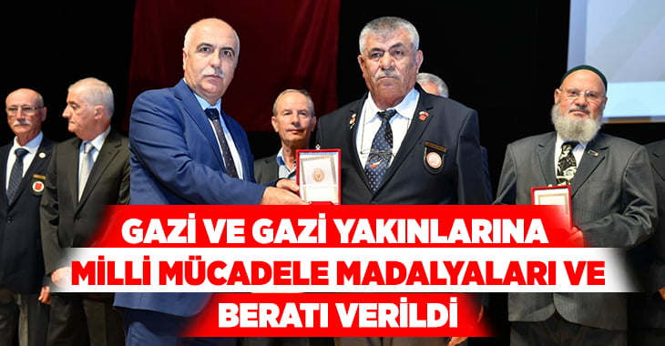 Gazi ve Gazi Yakınlarına Milli Mücadele Madalyaları ve Beratı Verildi