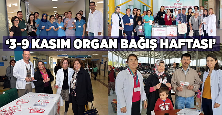 Denizli’de organ bağışı haftası etkinlikleri