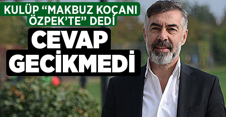 Makbuz koçanı davasında Özpek’ten cevap