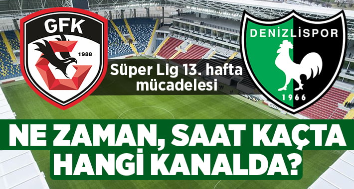 Gaziantep Futbol Kulübü – Yukatel Denizlispor maçı ne zaman, saat kaçta, hangi kanalda?