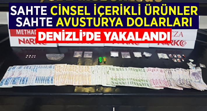 Denizli’de kaçak cinsel içerikli ürünler ele geçirildi